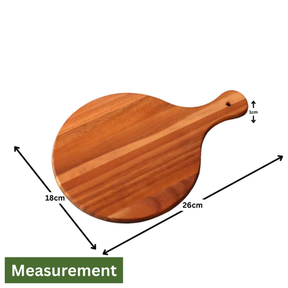 Acacia Wood Pizza Paddle Serving Board - Small