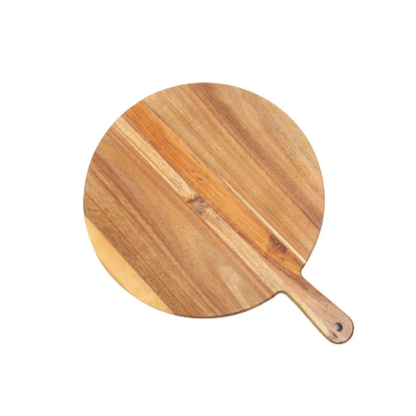 Acacia Wood Pizza Paddle Serving Board - Large