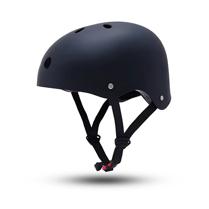 Black hard shell skate helmet for kids and adults - AHA Superstore Austraia