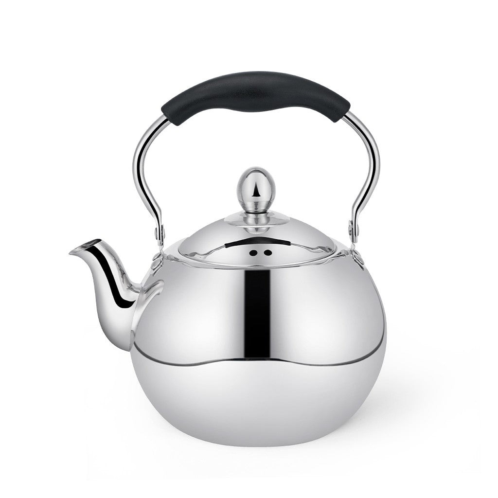 Tea Pot with Steel Strainer 1.5 LTR (Stainless Steel) - Fissman Australia