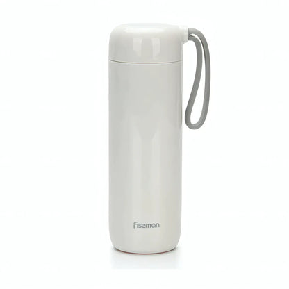 Thermal Infuser Flask Vacuum Stainless Steel Bottle 400ml Never Spill Over