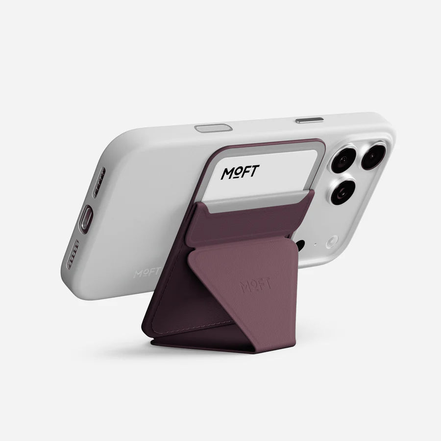 MOFT Trackable Snap-On Phone Stand & Wallet - MagSafe Compatible with Apple Find My