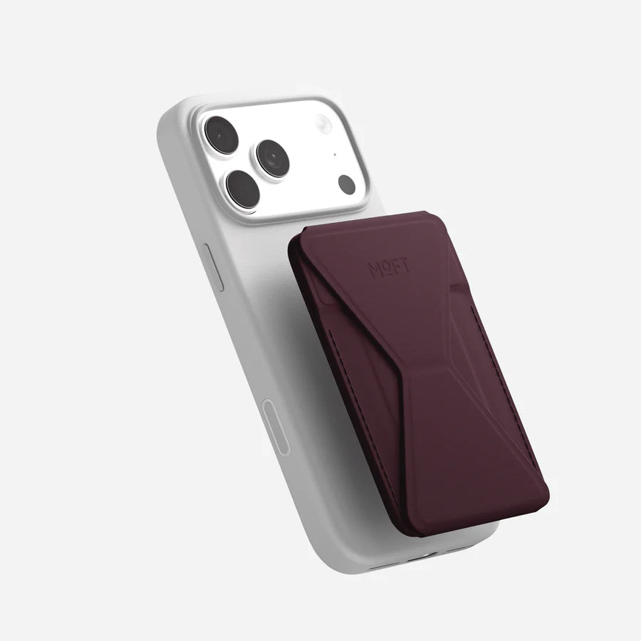 MOFT Trackable Snap-On Phone Stand & Wallet - MagSafe Compatible with Apple Find My
