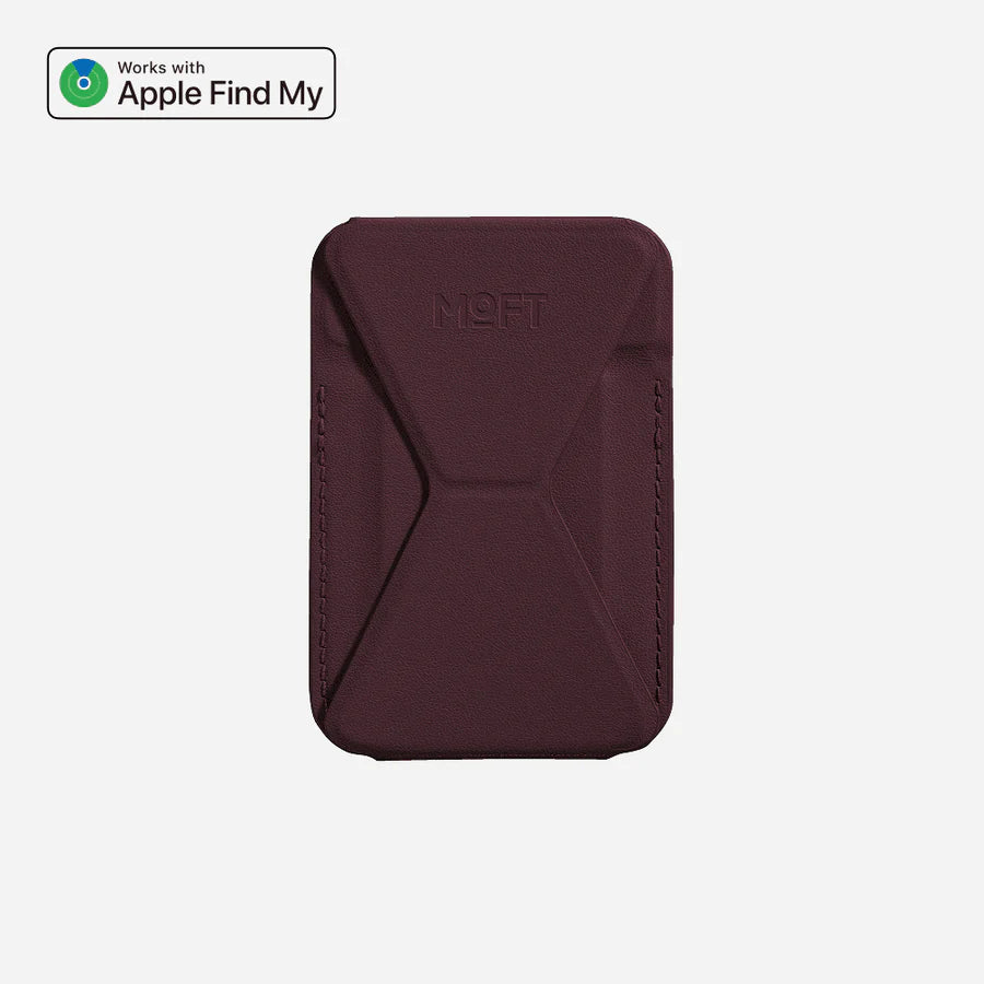 MOFT Trackable Snap-On Phone Stand & Wallet - MagSafe Compatible with Apple Find My