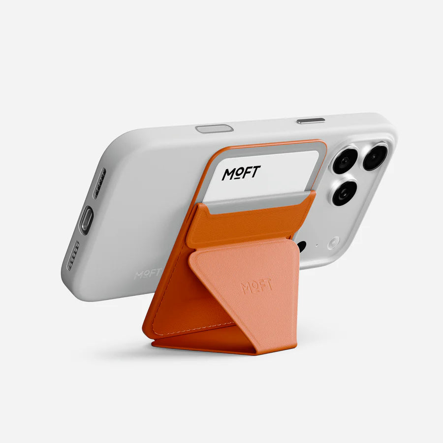 MOFT Trackable Snap-On Phone Stand & Wallet - MagSafe Compatible with Apple Find My