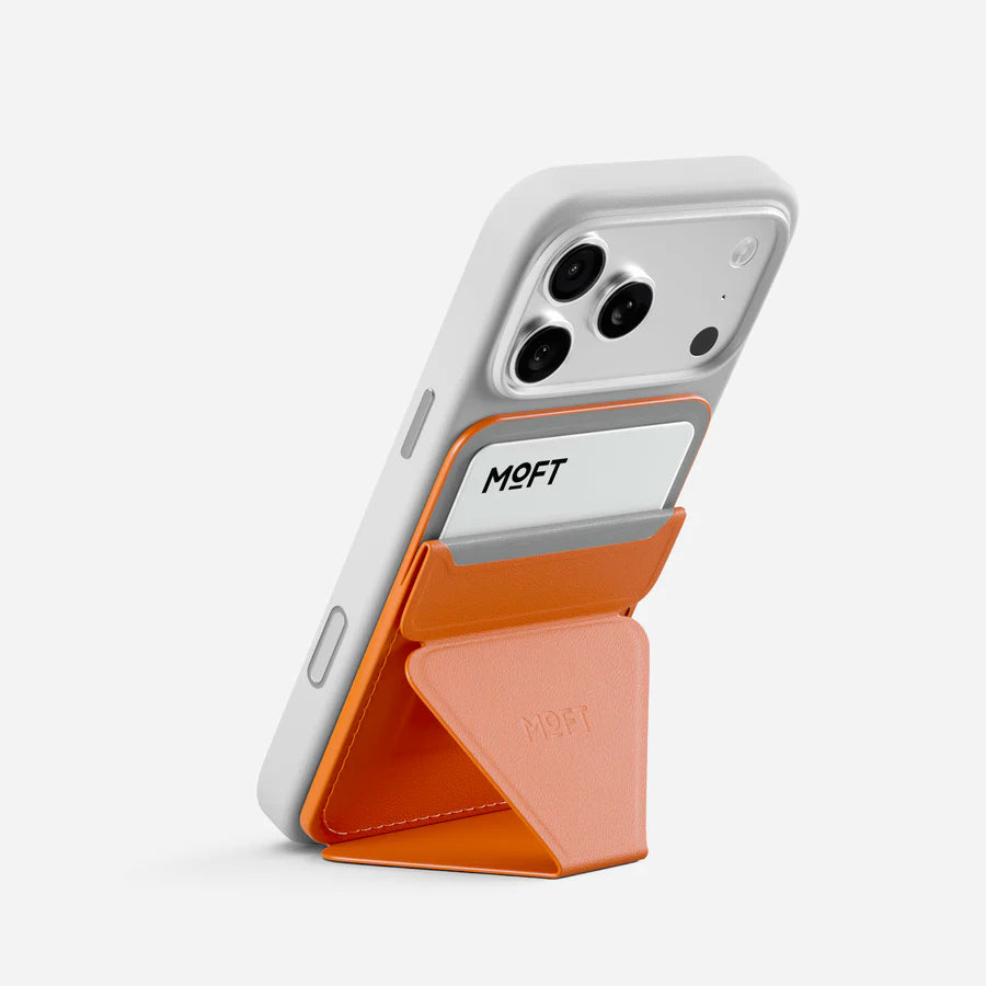 MOFT Trackable Snap-On Phone Stand & Wallet - MagSafe Compatible with Apple Find My