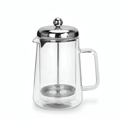 Double Wall French Press Coffee Maker 1000ml - Borosilicate Glass