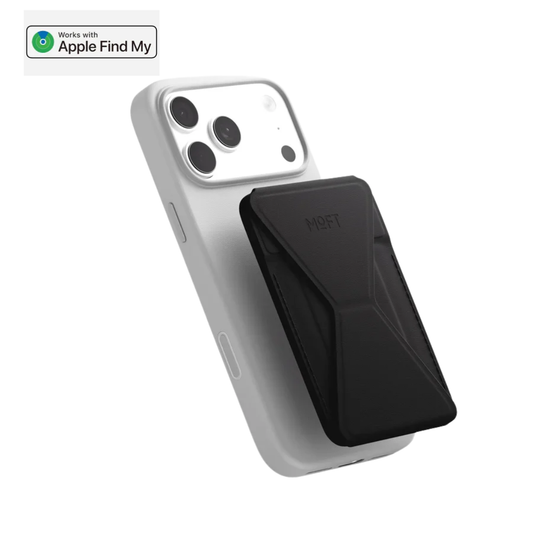 MOFT Trackable Snap-On Phone Stand & Wallet - MagSafe Compatible with Apple Find My