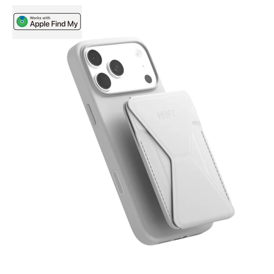 MOFT Trackable Snap-On Phone Stand & Wallet - MagSafe Compatible with Apple Find My