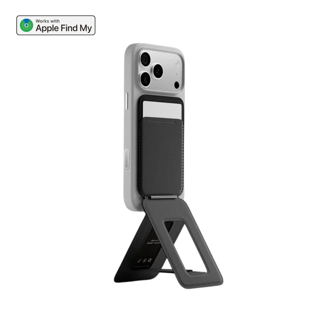 MOFT Trackable Tripod Wallet - 4-in-1 MagSafe Stand, Wallet, Find My Locator & Capture Button
