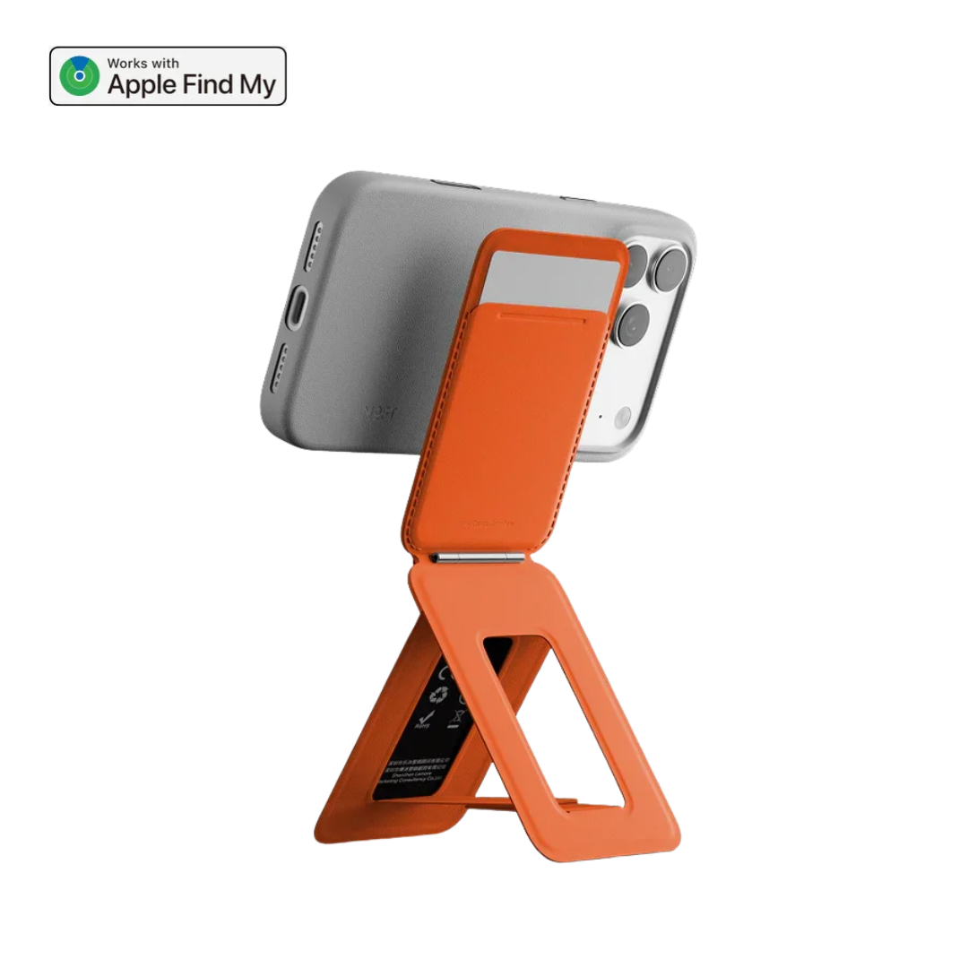 MOFT Trackable Tripod Wallet - 4-in-1 MagSafe Stand, Wallet, Find My Locator & Capture Button