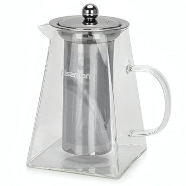 Teapot 950ml With Stainless Steel Filter - 6481 - Borosilicate Glass