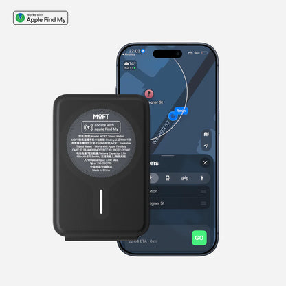 MOFT Trackable Tripod Wallet - 4-in-1 MagSafe Stand, Wallet, Find My Locator & Capture Button
