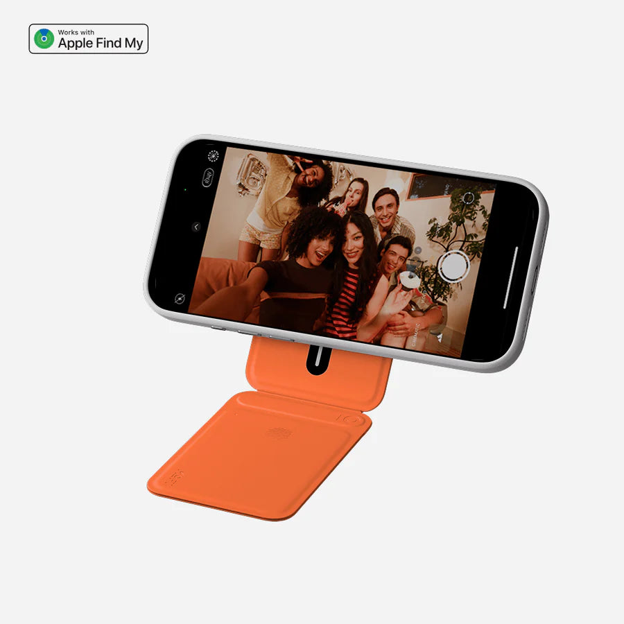 MOFT Trackable Tripod Wallet - 4-in-1 MagSafe Stand, Wallet, Find My Locator & Capture Button