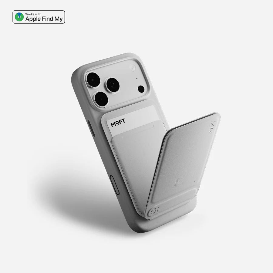 MOFT Trackable Tripod Wallet - 4-in-1 MagSafe Stand, Wallet, Find My Locator & Capture Button