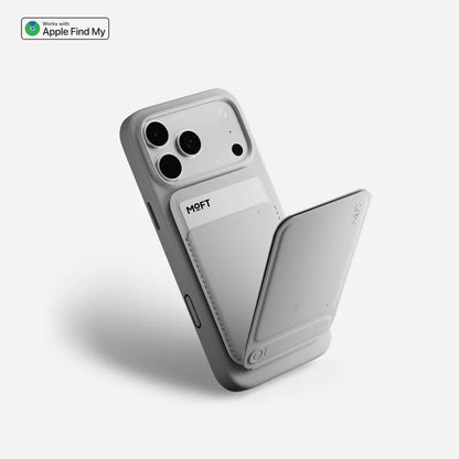 MOFT Trackable Tripod Wallet - 4-in-1 MagSafe Stand, Wallet, Find My Locator & Capture Button