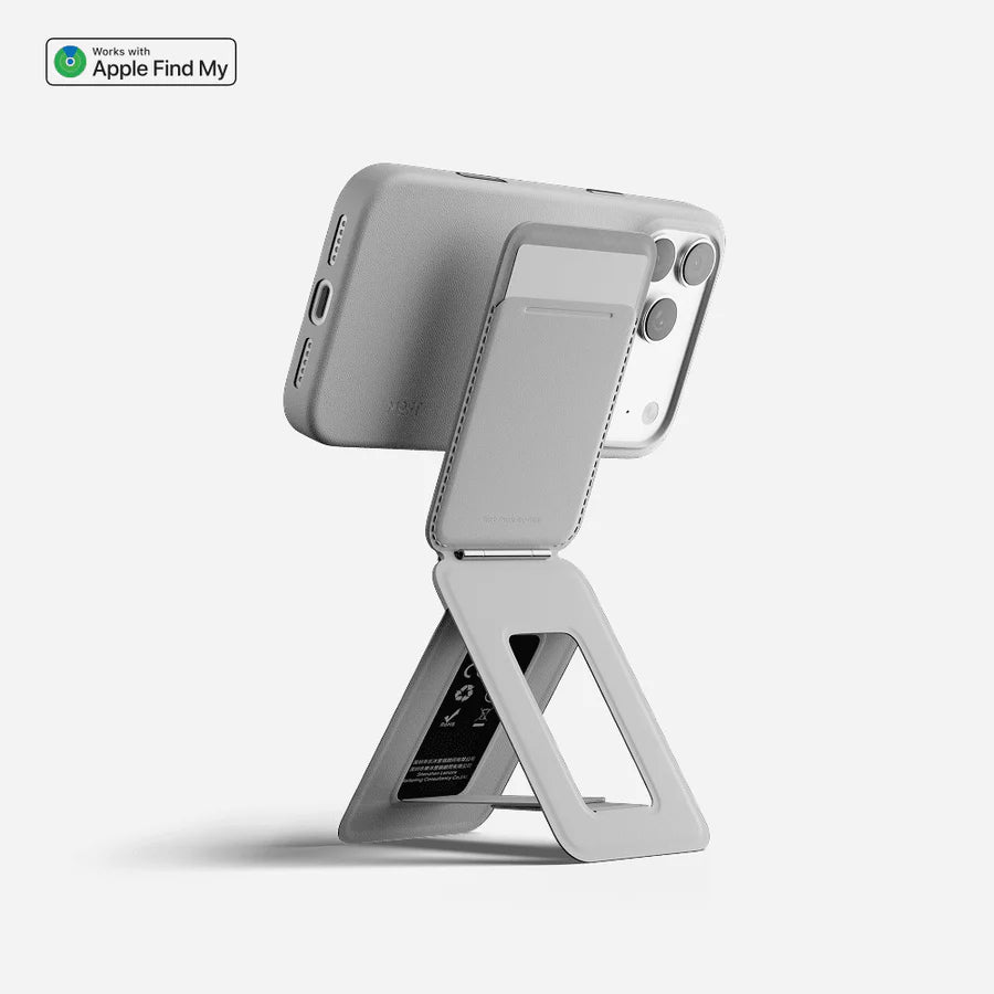 MOFT Trackable Tripod Wallet - 4-in-1 MagSafe Stand, Wallet, Find My Locator & Capture Button