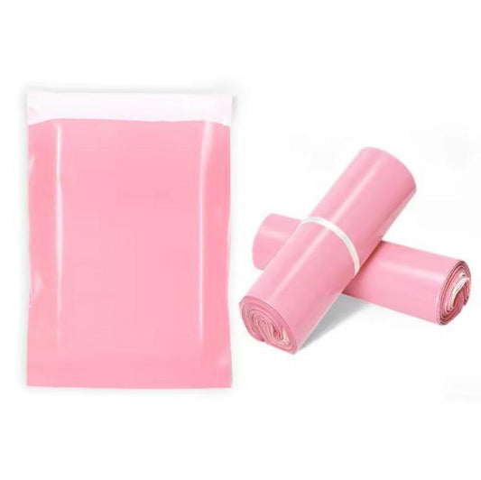 Poly Mailers - Rose Red 50 Satchels