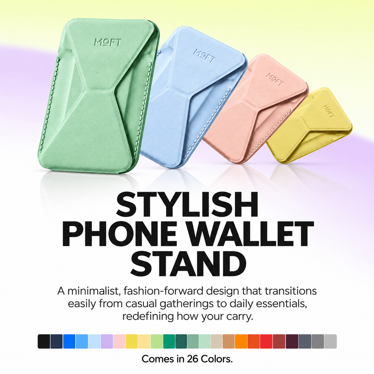 MOFT Snap-On iPhone Stand & Wallet (MOVAS)