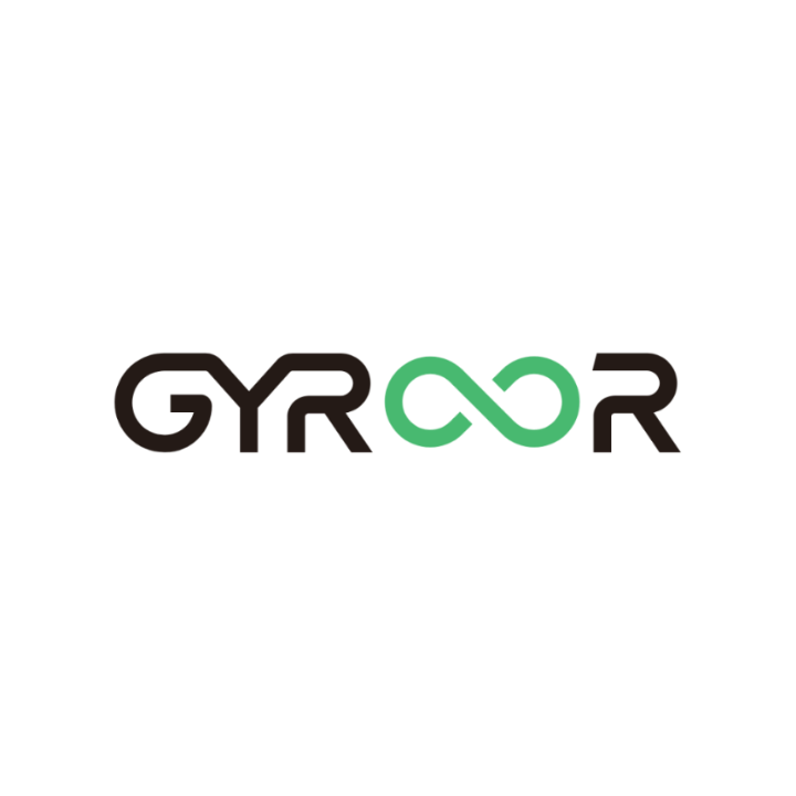 GYROOR logo with a green infinity symbol on a white background