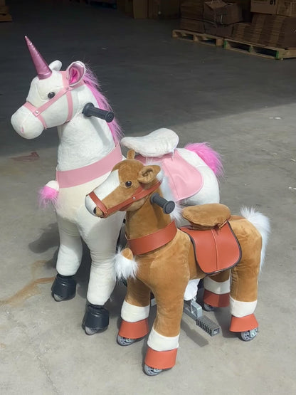 Ride on Horse Toy - Pink Unicorn